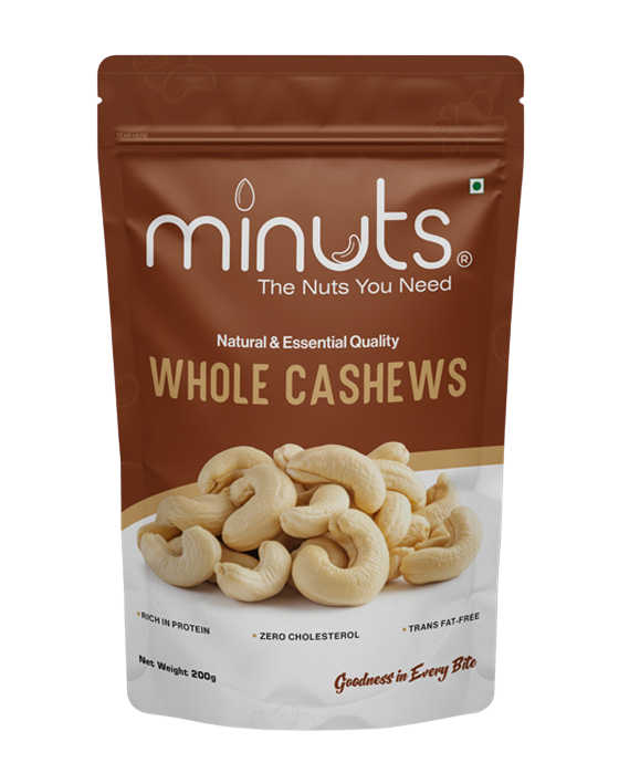  Minuts Whole Cashew W320 (200g Pouch)